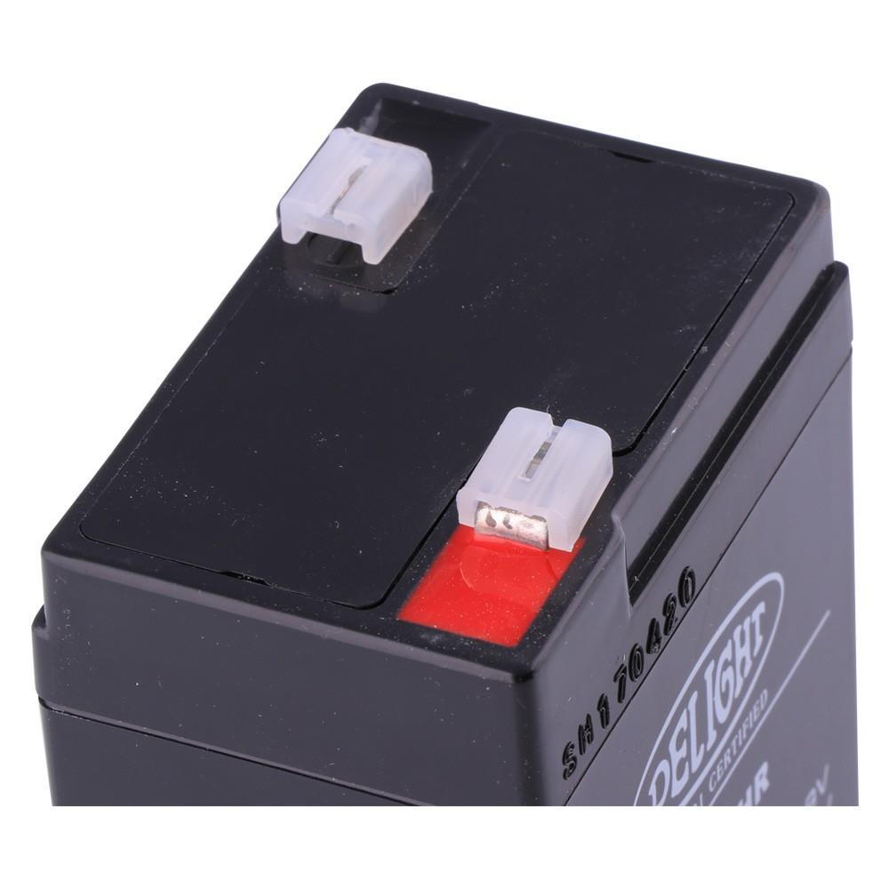 แบตเตอรี่แห้ง DELIGHT 6V 4.5AH