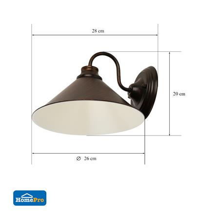 ไฟกิ่งภายใน CARINI W9330/1CG สีดำ/ทองแดง 1 หัว_5