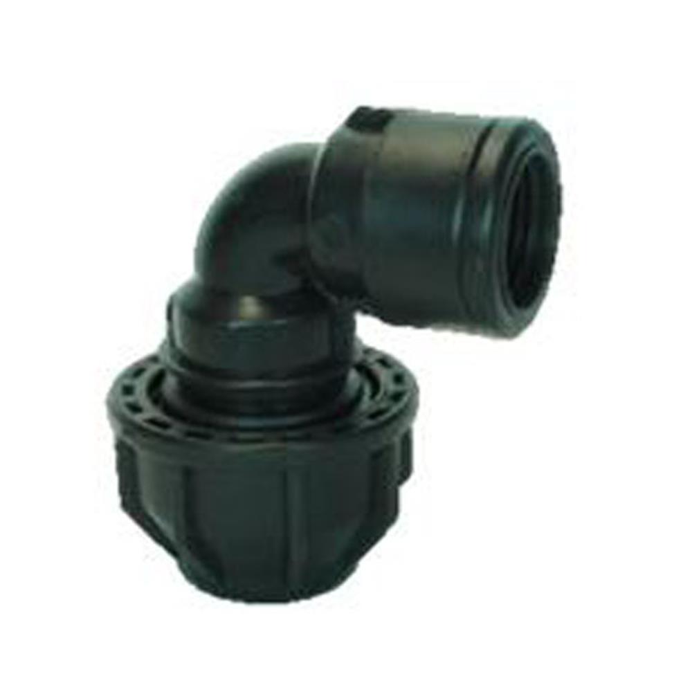 ข้องอ 90 องศา สวมล็อก PE เกลียวใน KANYA BINGO 25 1/2 นิ้ว X 20 มม.