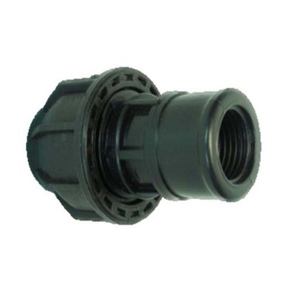 ข้อต่อตรงสวมล็อก PE เกลียวใน KANYA 1/2 นิ้ว X 20 มม.