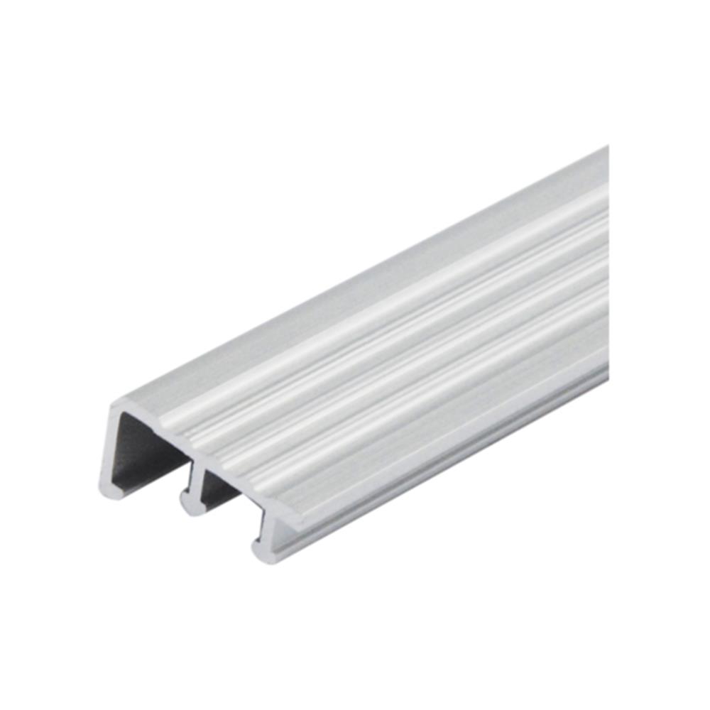 จมูกบันไดอะลูมิเนียม DP 4 ซม. 3 ม. สีอะลูมิเนียม