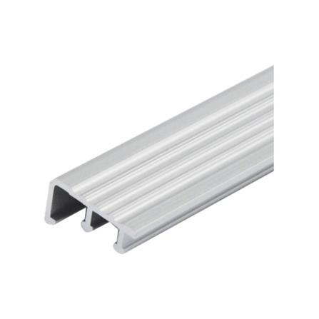 จมูกบันไดอะลูมิเนียม DP 4 ซม. 3 ม. สีอะลูมิเนียม