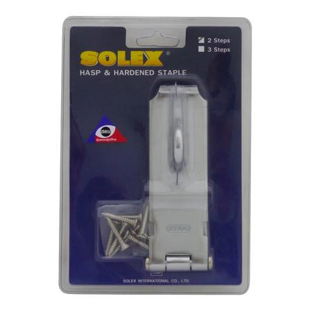 SINGLE-HINGED HASP SOLEX CHROMIUM