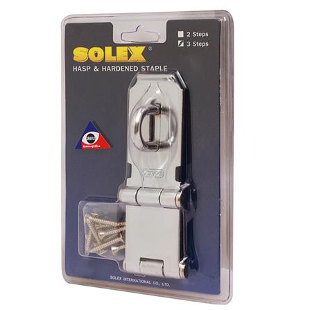 DOUBLE-HINGED HASP SOLEX CHROMIUM_0