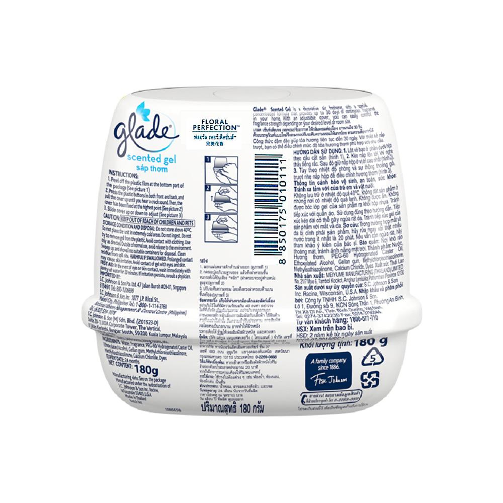 เจลปรับอากาศ GLADE SCENTED 200ml FLORAL PERFECTION