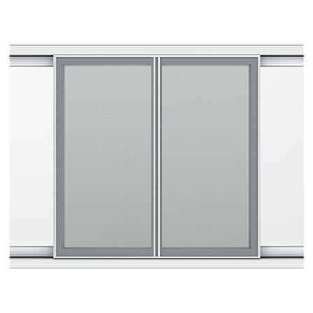 หน้าต่าง UPVC F-S-S-F มุ้ง HOFFEN 240x110 ซม. สีขาว_1