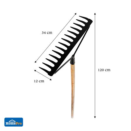 คราดเหล็ก 14 ซี่ พร้อมด้าม SPRING_3