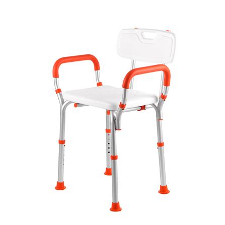 เก้าอี้อาบน้ำ MOYA 5041RBOR สีขาว/ส้ม_1