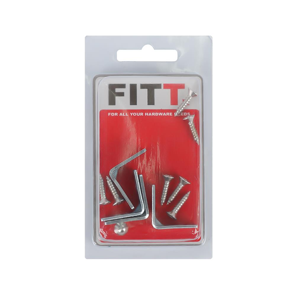 เหล็กฉากตัว L FITT 20x20 มม. 4 ตัว