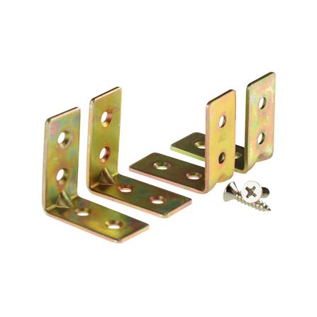 เหล็กฉากตัว L FITT 30X30 มม. สีรุ้ง แพ็ก 4 ตัว_0