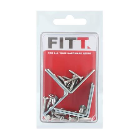 เหล็กฉากตัว L FITT 30X30 มม. สีเงิน แพ็ก 4 ตัว_2