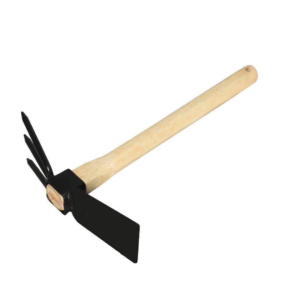 จอบเหล็ก+คราด SPRING 18x10x35 ซม.