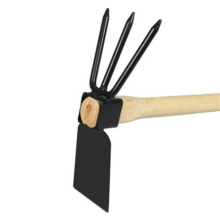 จอบเหล็ก+คราด SPRING 18x10x35 ซม._3