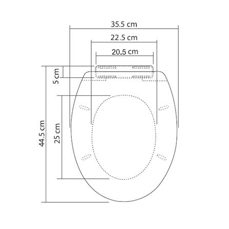 ฝารองนั่งพลาสติก MOYA TL-06 สีขาว_5
