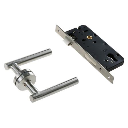 มือจับก้านโยกห้องทั่วไป MORTISE ISON 2104 สีสเตนเลส