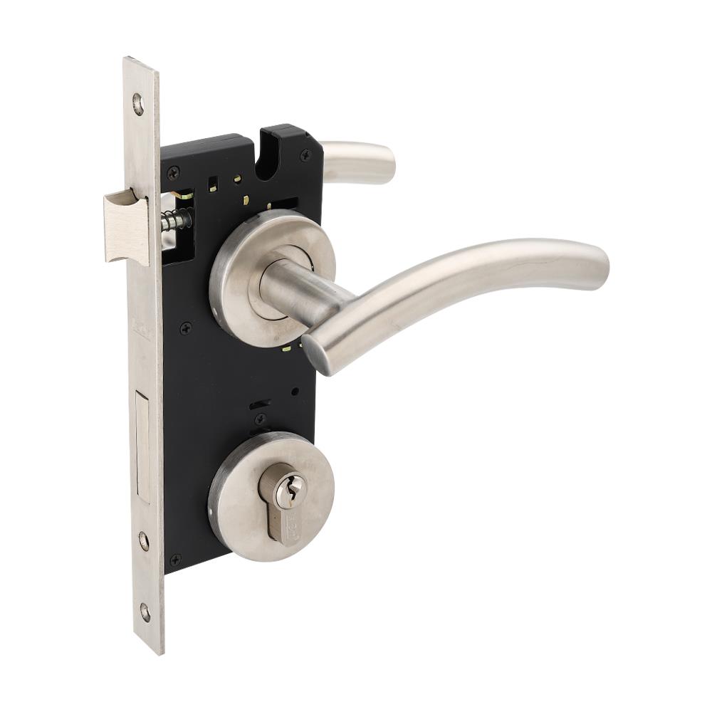 มือจับก้านโยกห้องทั่วไป MORTISE ISON 2106 สีสเตนเลส