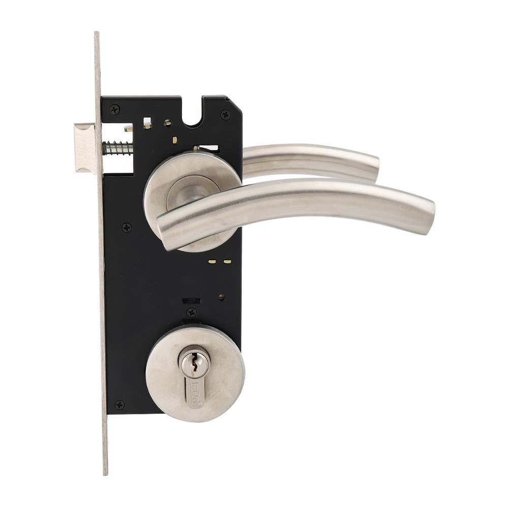 มือจับก้านโยกห้องทั่วไป MORTISE ISON 2106 สีสเตนเลส