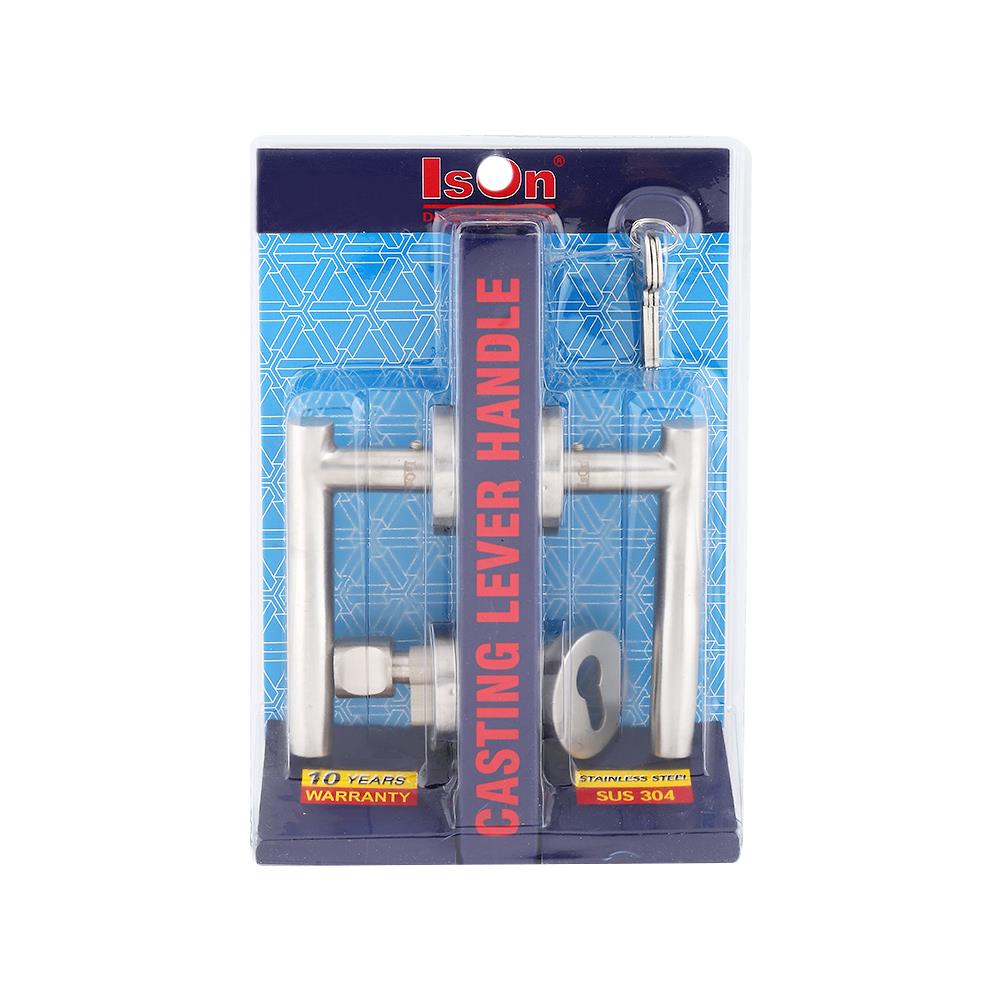 มือจับก้านโยกห้องทั่วไป MORTISE ISON 2108 สีสเตนเลส