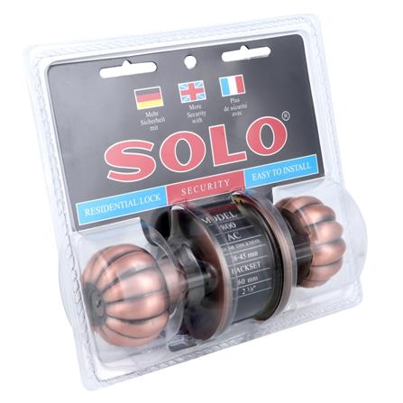 ลูกบิดทั่วไป SOLO 9800 AC หัวฟักทอง สีทองแดงรมดำ_3