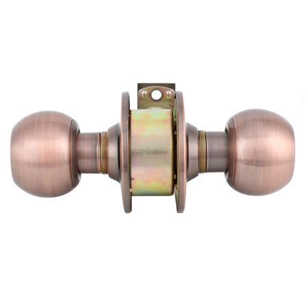 ลูกบิดห้องน้ำ SOLO 94D-86 AC-BK หัวกลม สีทองแดงรมดำ_1