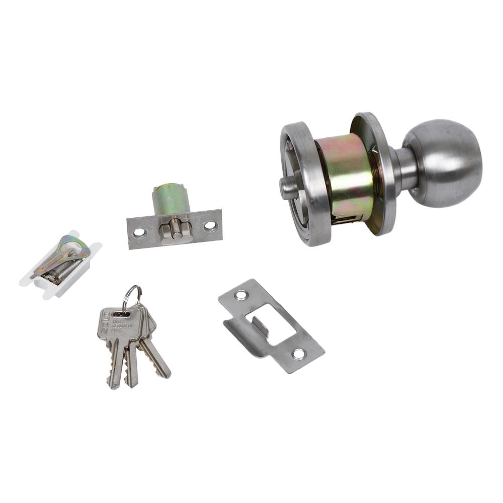 ลูกบิดประตูหลบมุ้งลวด หัวกลม SOLO 8844SS สีสเตนเลส