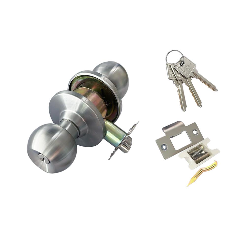 ลูกบิดทั่วไป SOLO 686SS หัวกลม สีสเตนเลส