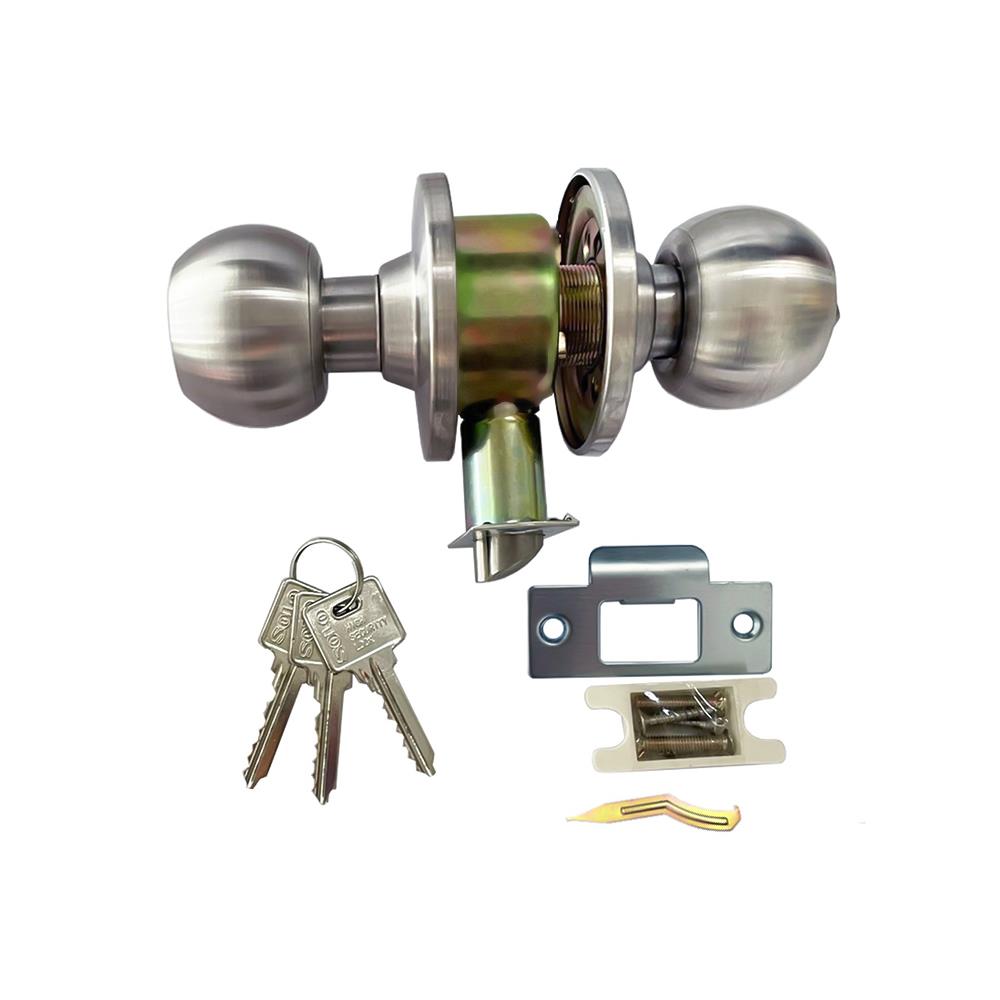 ลูกบิดทั่วไป SOLO 686SS หัวกลม สีสเตนเลส