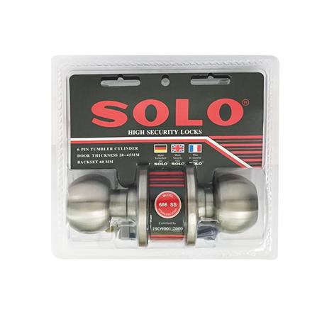 ลูกบิดทั่วไป SOLO 686SS หัวกลม สีสเตนเลส_2