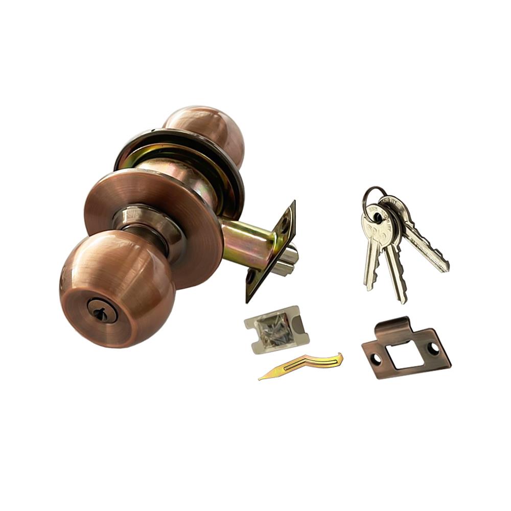 ลูกบิดทั่วไป SOLO 94D-86AC หัวกลม สีทองแดงรมดำ