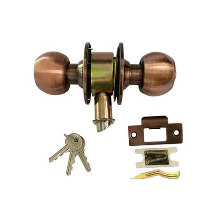 ลูกบิดทั่วไป SOLO 94D-86AC หัวกลม สีทองแดงรมดำ_1