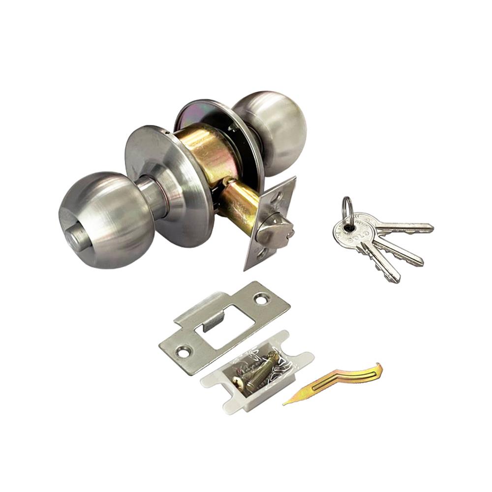 ลูกบิดทั่วไป SOLO 94D-86SS หัวกลม สีสเตนเลส