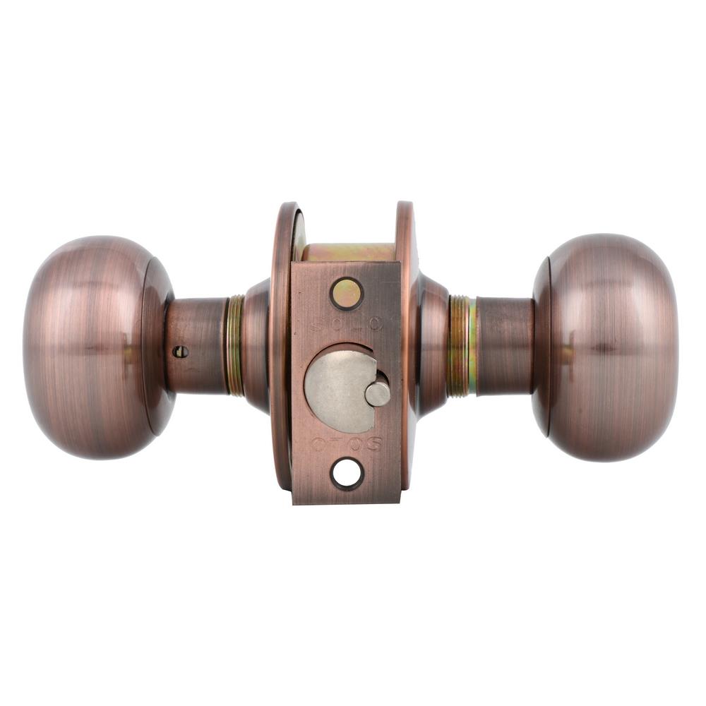 ลูกบิดทั่วไป SOLO 94D-222AC หัวจัน สีทองแดงรมดำ