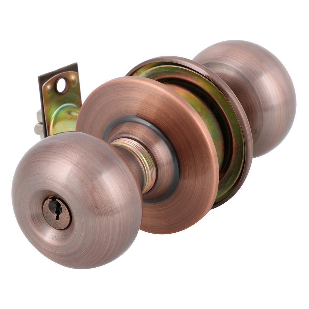 ลูกบิดทั่วไป SOLO 94D-222AC หัวจัน สีทองแดงรมดำ