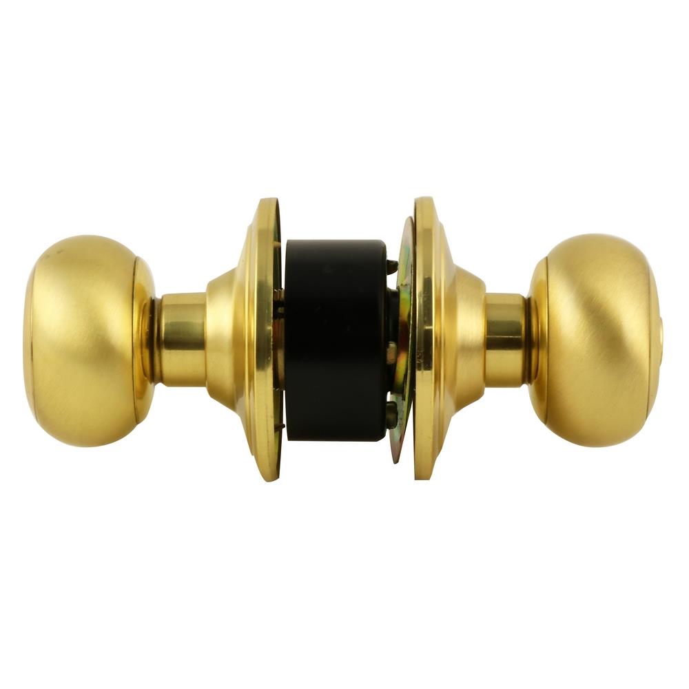 ลูกบิดประตู หัวจัน SOLO 6800SB/PB สีทอง/สเตนเลส