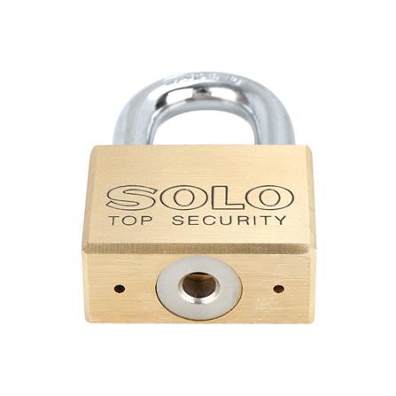 กุญแจลูกปืน SOLO 4507SQ-45 45 มม. สีทองเหลืองขัดเงา_1
