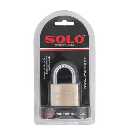 กุญแจสปริง SOLO 84-40 40 มม. สีทองเหลืองขัดเงา_2