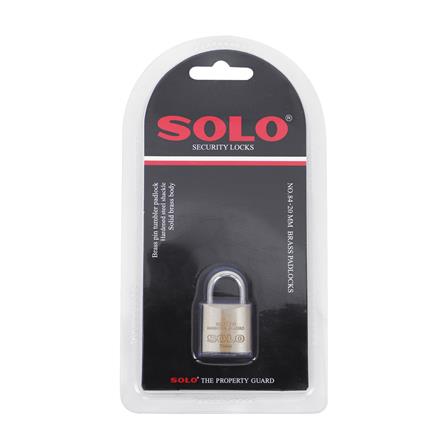 กุญแจสปริง SOLO 84-20 20 มม. สีทองเหลืองขัดเงา_2