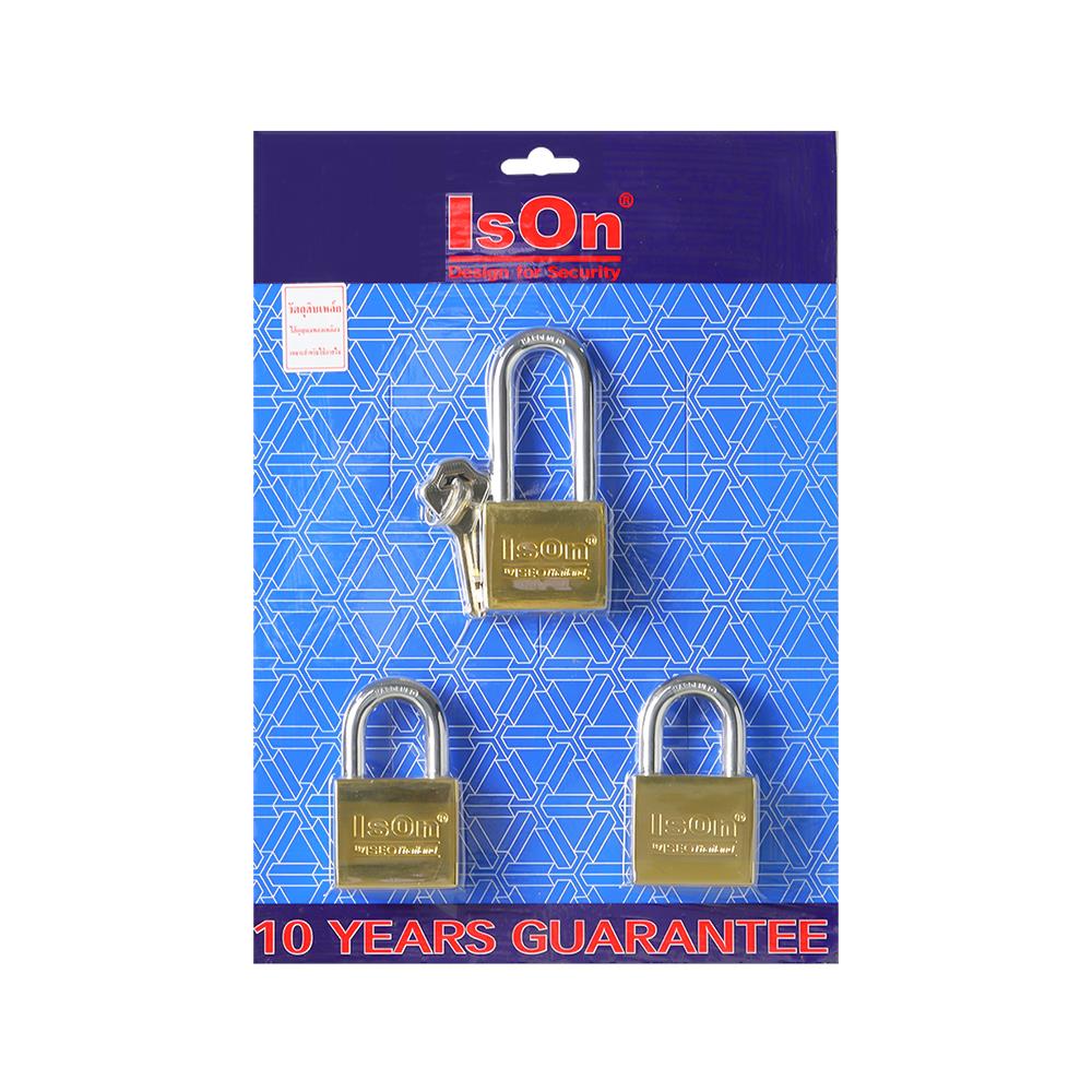 กุญแจคีย์อะไลก์ ISON 888-40/3 40 มม. 3 ตัว/ชุด