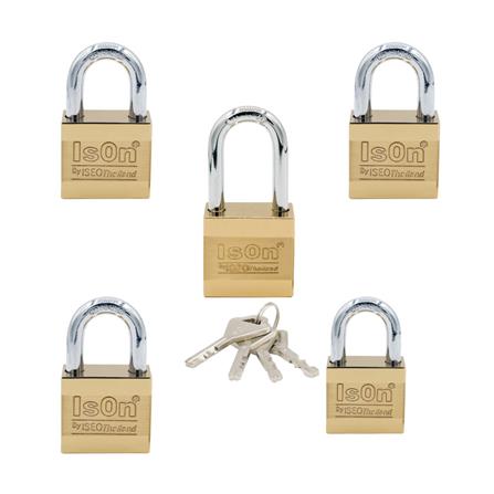 กุญแจคีย์อะไลก์ ISON 888-40/5 40 มม. (5 ตัว/ชุด)