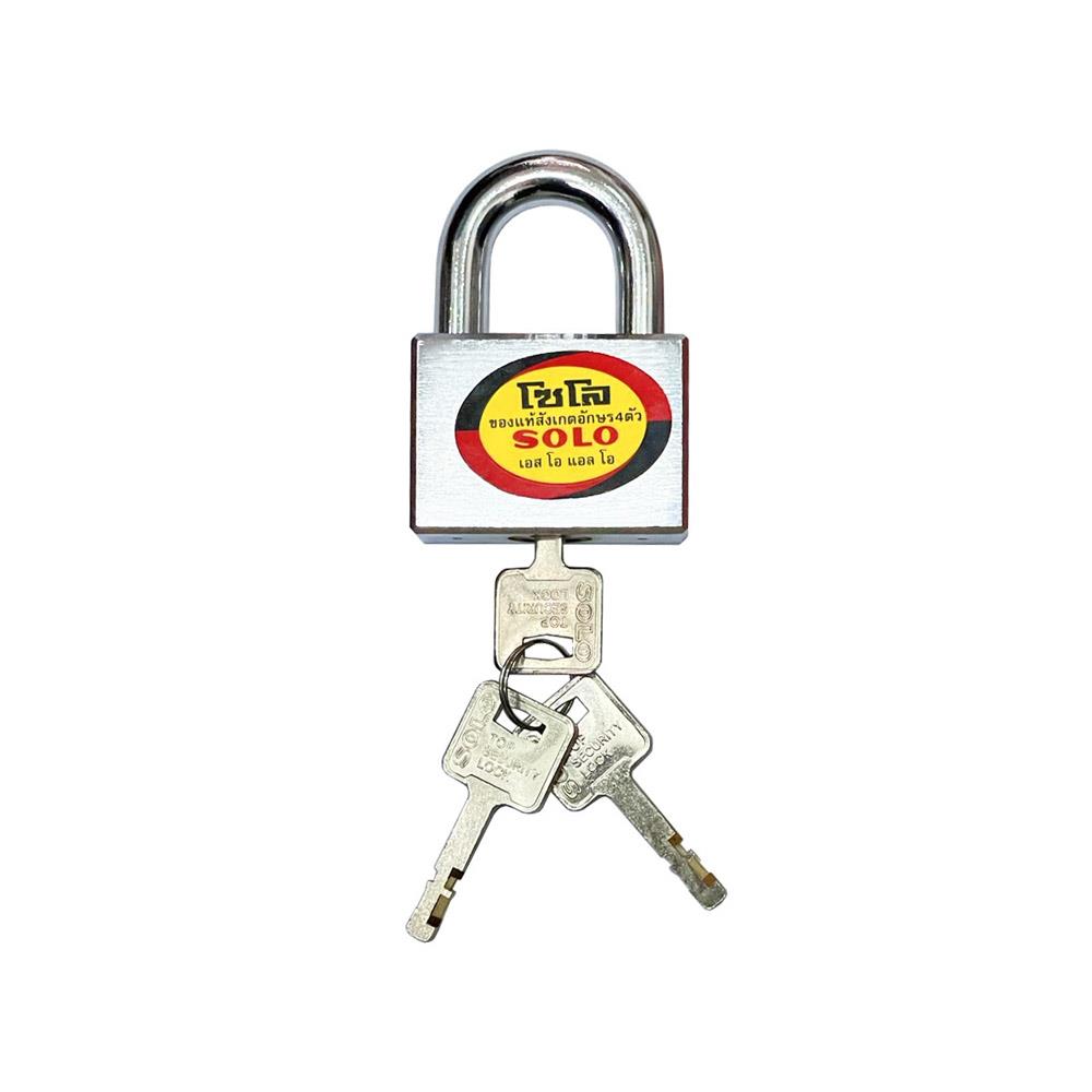 กุญแจลูกปืน SOLO 4507SQC-55 55 มม. สีสเตนเลส