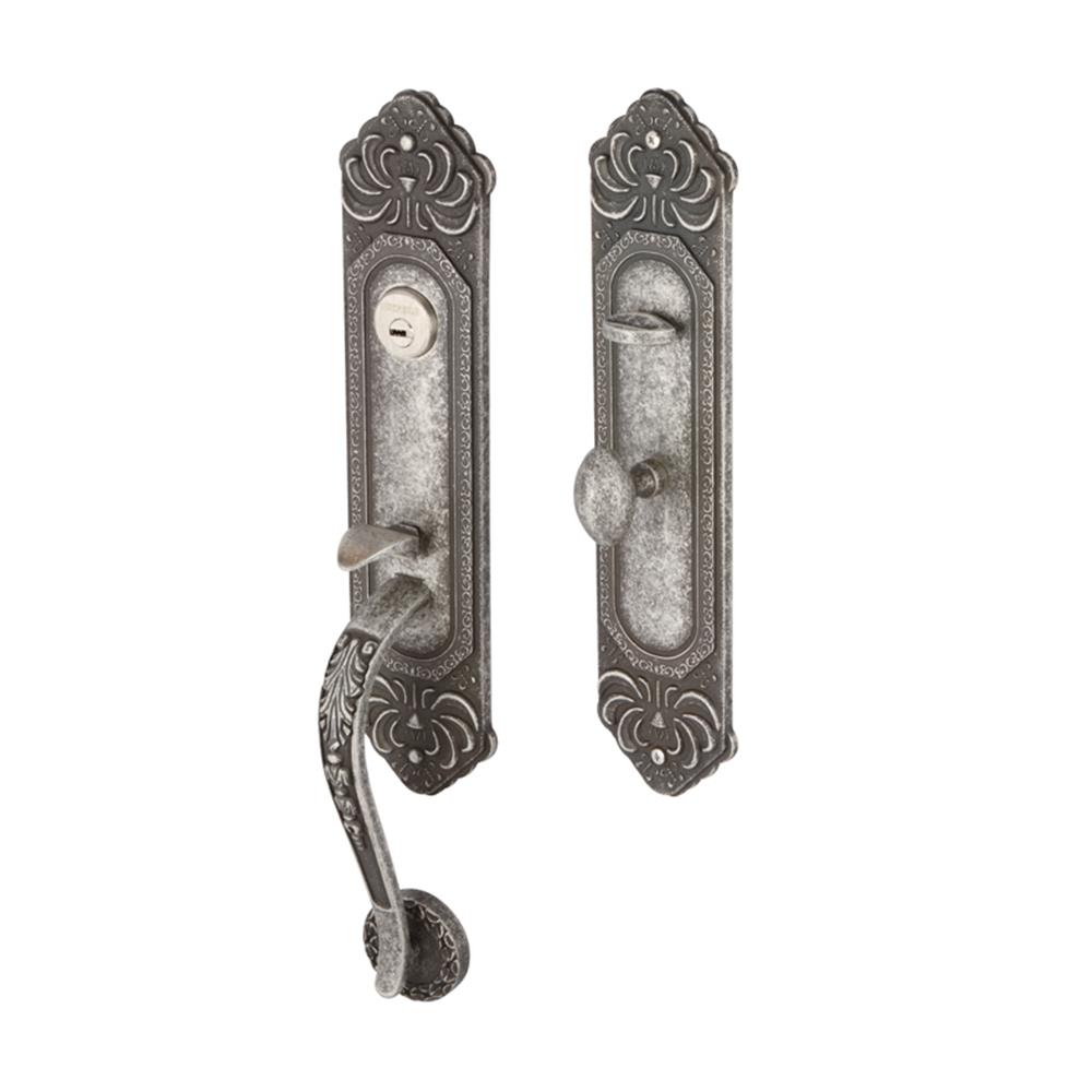 มือจับก้านโยก MORTISE HAFELE 499.94.100 สีเงินรมดำ