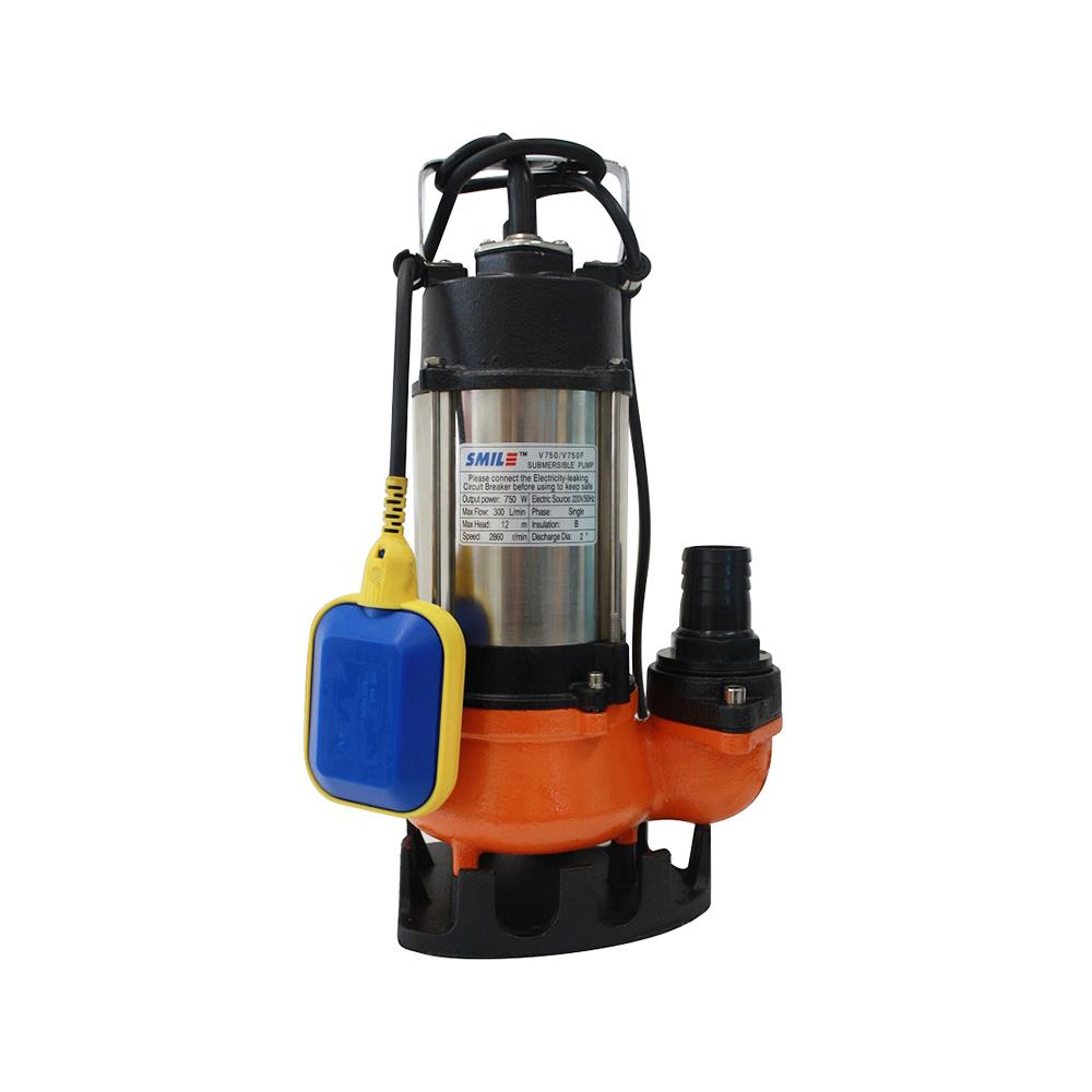 ปั๊มจุ่มน้ำเสีย SMILE SM-V750F 750 วัตต์