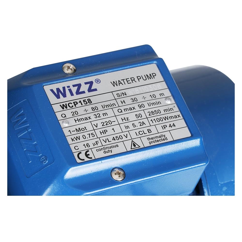 ปั๊มหอยโข่ง WIZZ WZ-WCP158 1 แรงม้า