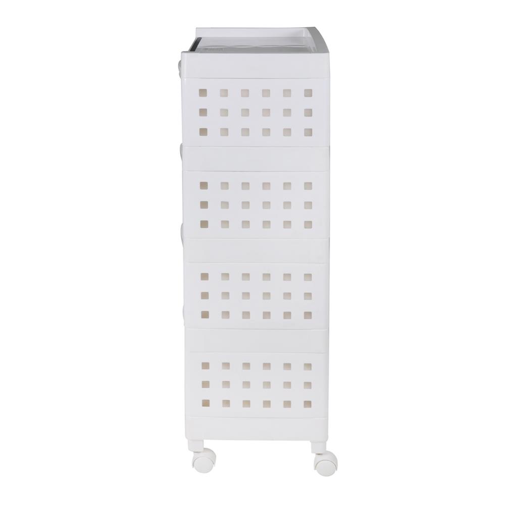 ตู้ลิ้นชัก4ชั้น 1074 48x30x90cm ขาว