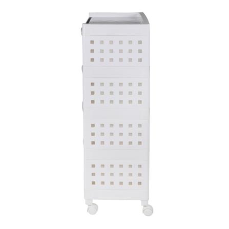 ตู้ลิ้นชัก4ชั้น 1074 48x30x90cm ขาว_3