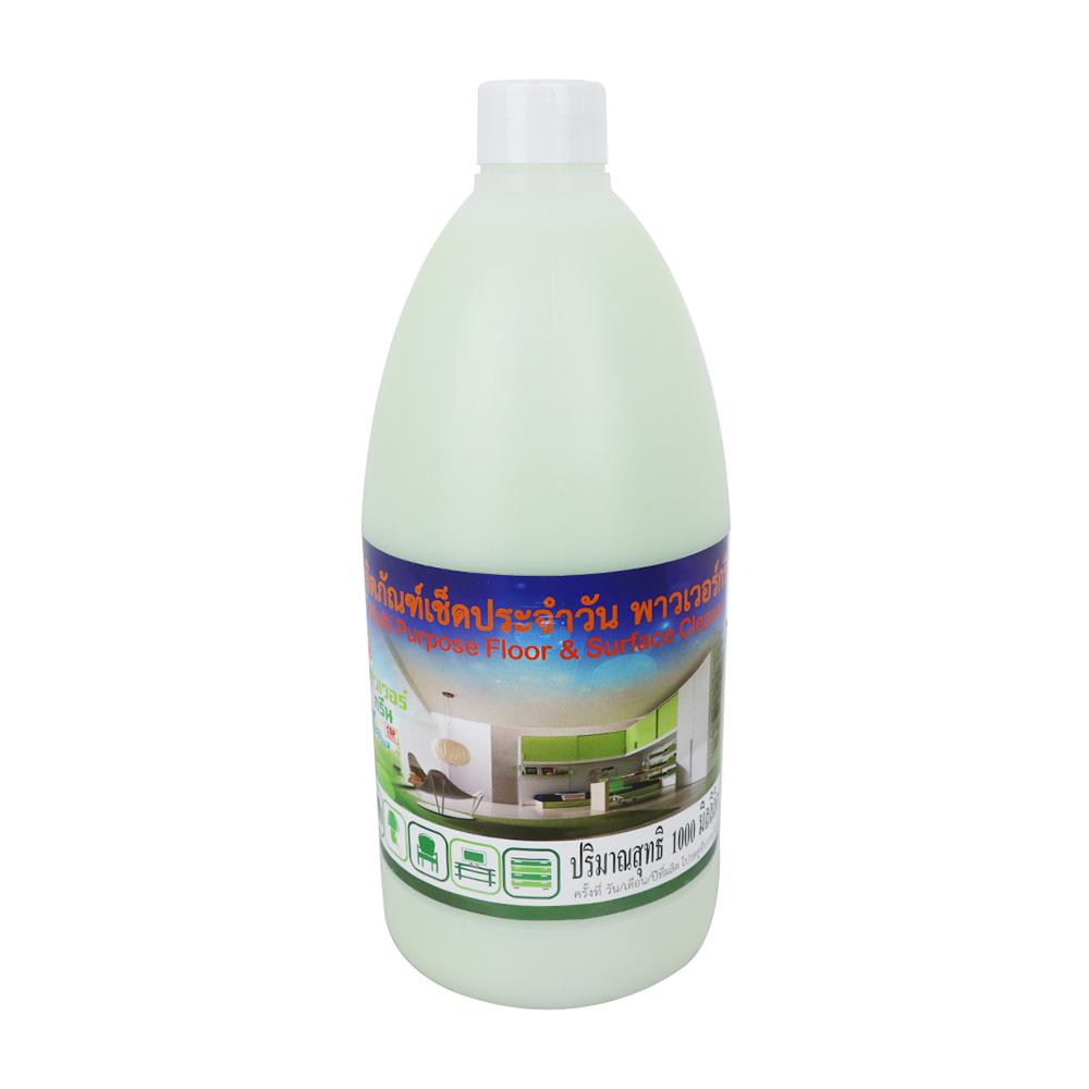 น้ำยาทำความสะอาดพื้น POWER GREEN 1,000ml CANTALOUPE