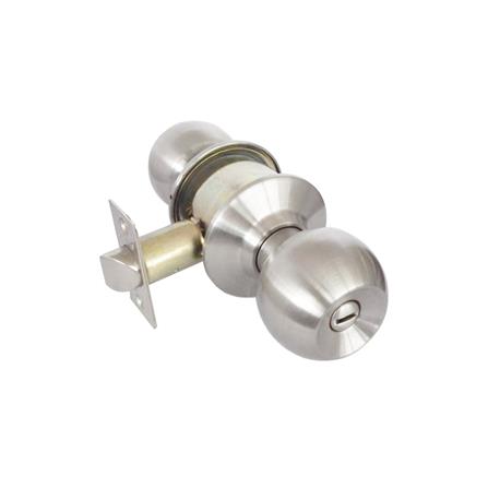 ลูกบิดห้องน้ำ SOLO C531 BK-SS หัวกลม สีสเตนเลส