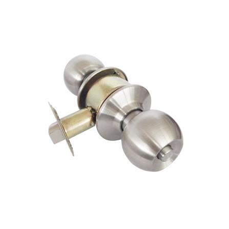 ลูกบิดห้องน้ำ SOLO C531 BK-SS หัวกลม สีสเตนเลส_1