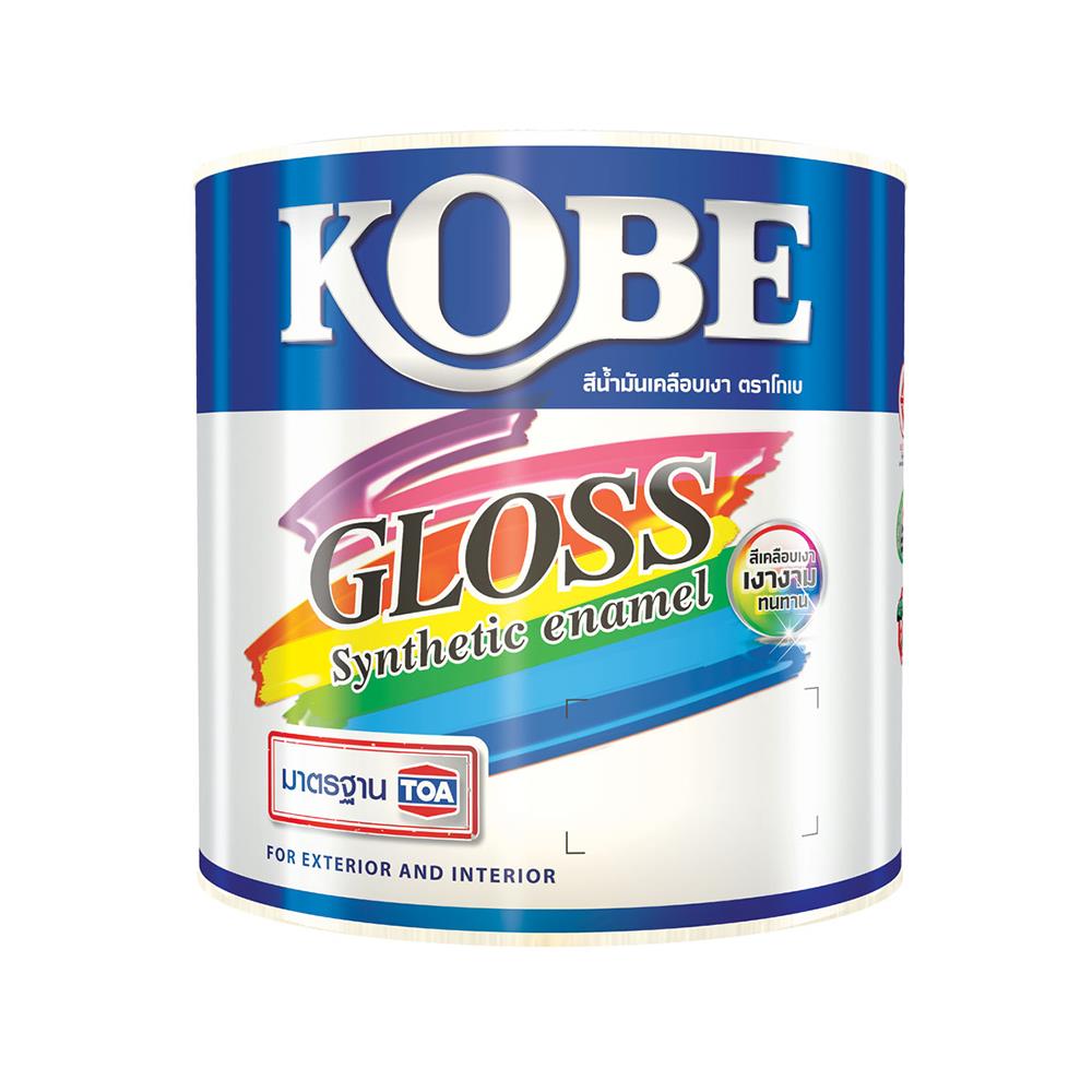 สีน้ำมัน TOA KOBE สีดำ K555 เงา 1 แกลลอน