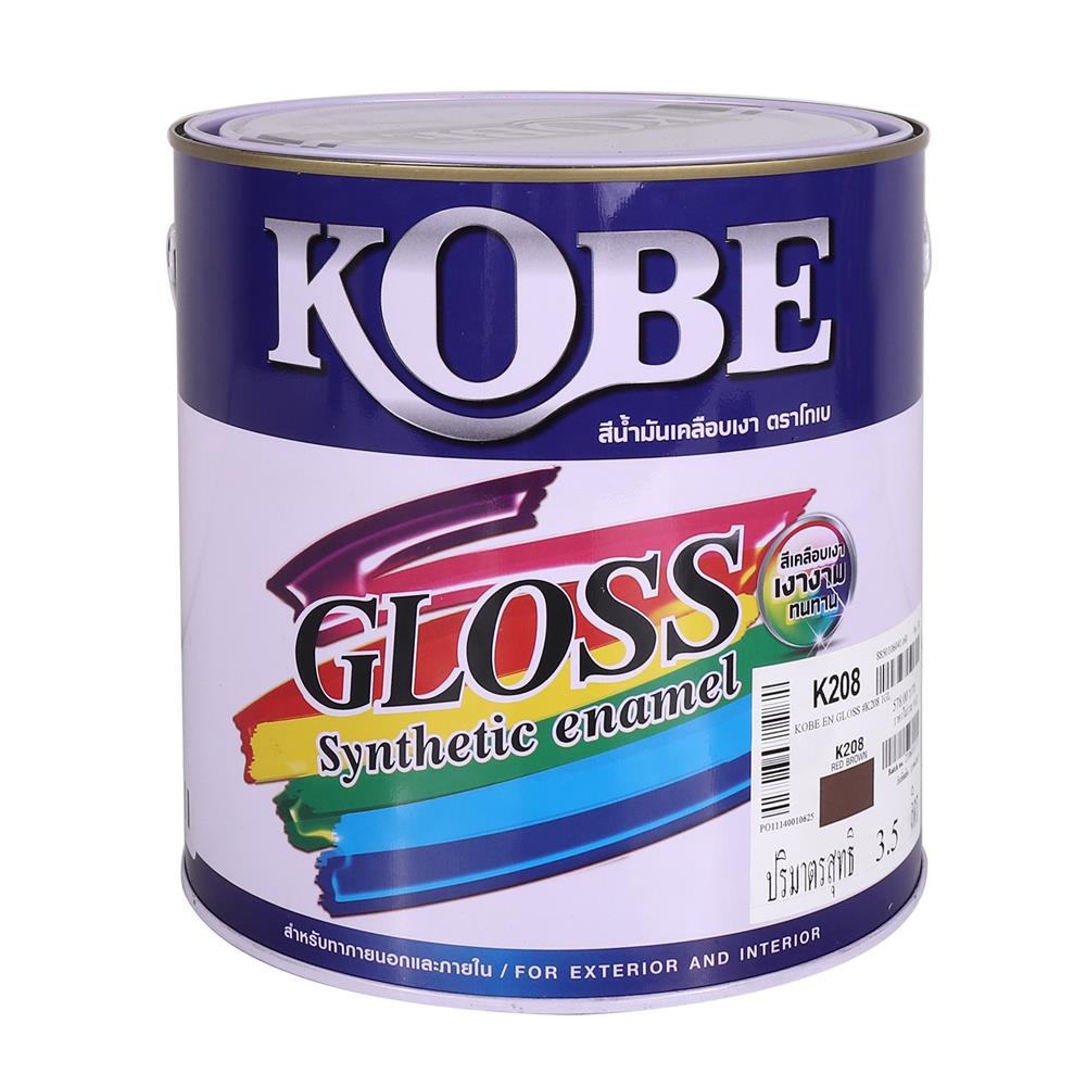 สีน้ำมัน TOA KOBE K208 สีน้ำตาล เงา 1 แกลลอน
